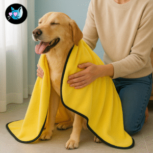 Douceur Express — Serviette microfibre séchage rapide pour chien et chat