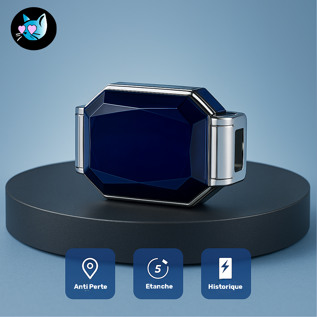 Mission Poilue — Traceur GPS G12 Étanche pour chien et chat