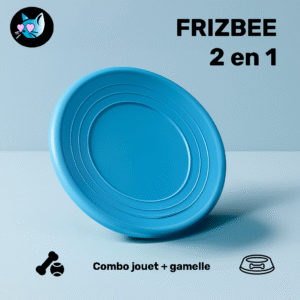 Croquettes Express — Frisbee et gamelle pliable pour animaux