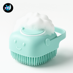 Caresse Moussante: Brosse de bain et massage pour chien et chat