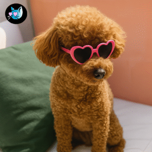 Blue Eyes — Lunettes de soleil cœur pour chiens et chats